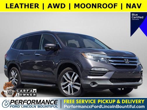 Modern Steel Metallic 2017 Honda Pilot Touring
