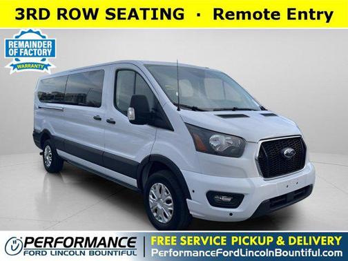 Oxford White 2024 Ford Transit-350 XLT