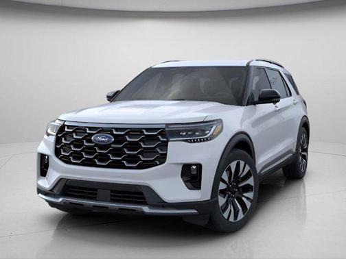 Space White Metallic 2026 Ford Explorer Platinum