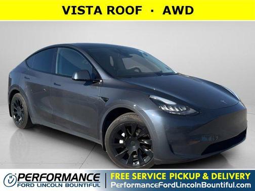 Midnight Silver Metallic 2020 Tesla Model Y Performance