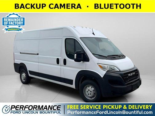 Bright White Clearcoat 2023 RAM ProMaster 2500 High Roof