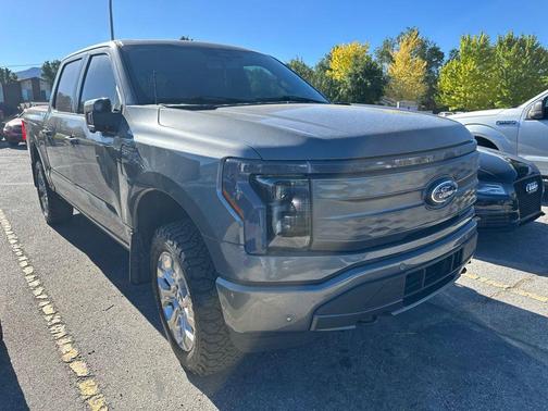 Gray Metallic 2023 Ford F-150 Lightning LARIAT