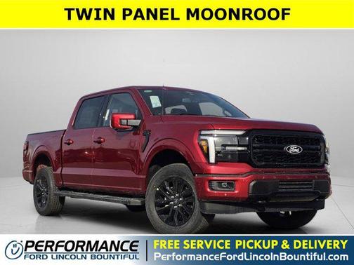 Ruby Red Metallic Tinted Clearcoat 2026 Ford F-150 Lariat Truck