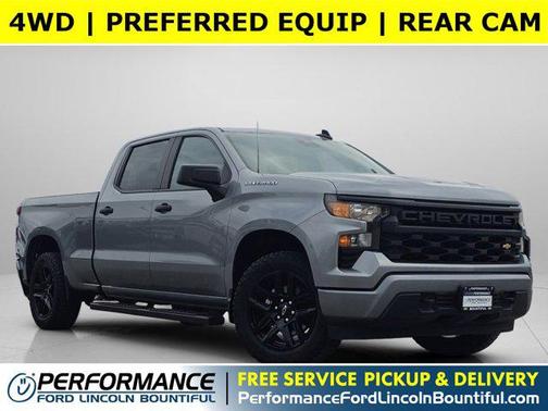 Sterling Gray Metallic 2023 Chevrolet Silverado 1500 Custom