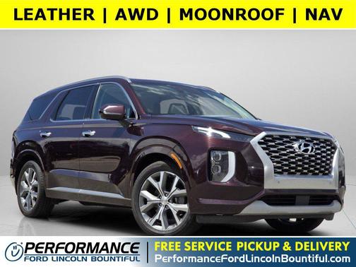 Sierra Burgundy 2021 Hyundai PALISADE Limited