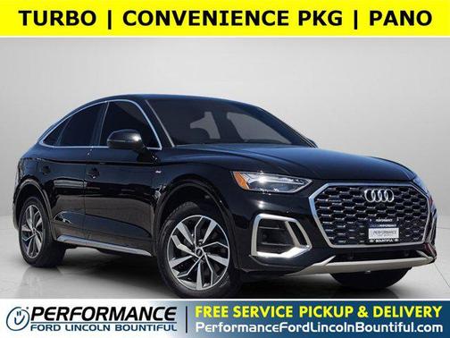 Black Metallic 2022 Audi Q5 45 S line Premium