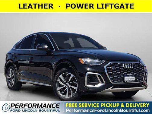 Black Metallic 2022 Audi Q5 45 S line Premium