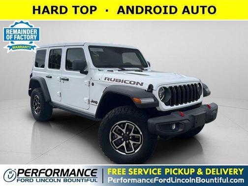 Bright White Clearcoat 2025 Jeep Wrangler Rubicon