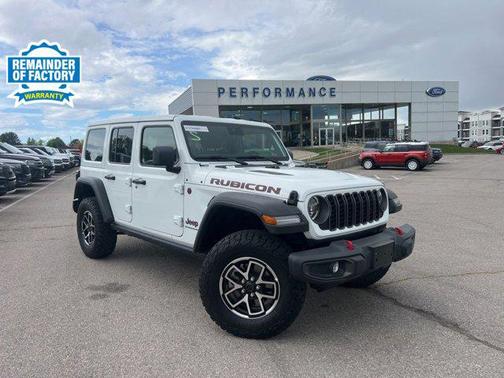 Bright White Clearcoat 2025 Jeep Wrangler Rubicon