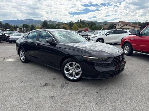 Black 2025 Honda Accord LX 1.5T