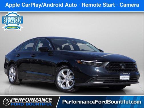 Crystal Black Pearl 2025 Honda Accord LX 1.5T