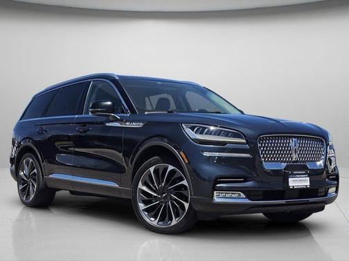 Blue 2021 Lincoln Aviator Reserve AWD