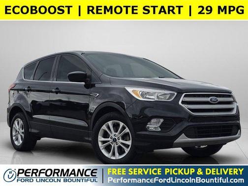 Agate Black Metallic 2019 Ford Escape SE