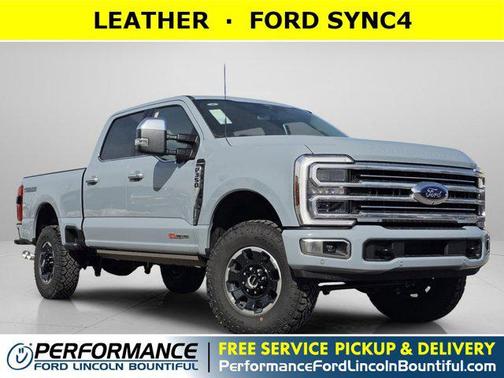 Glacier Gray Metallic Tri-Coat 2026 Ford F-350 Platinum Truck