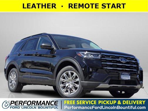 Agate Black Metallic 2026 Ford Explorer Active