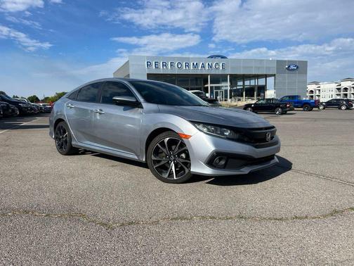 Lunar Silver Metallic 2020 Honda Civic Sport