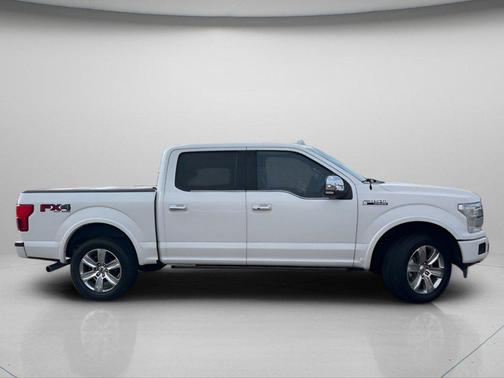 White Platinum Clearcoat Metallic 2018 Ford F-150 Platinum