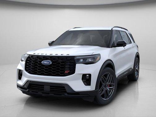 Star White Metallic Tri-Coat 2026 Ford Explorer ST