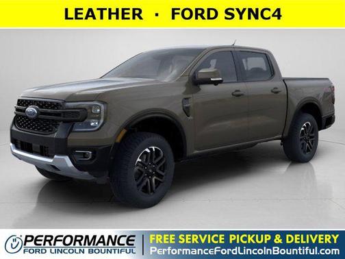Marsh Gray 2025 Ford Ranger LARIAT Truck