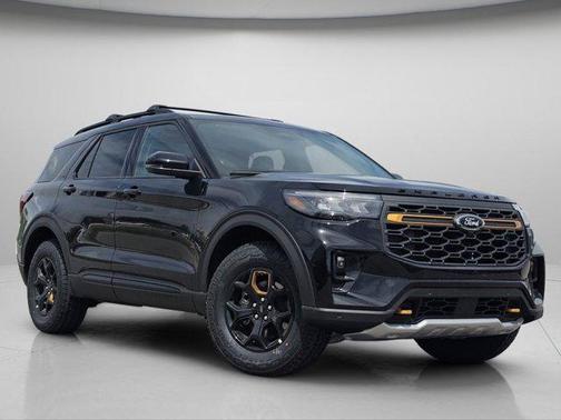 Agate Black Metallic 2026 Ford Explorer Tremor