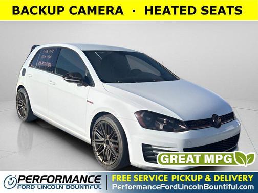 Pure White 2016 Volkswagen Golf GTI 2.0T S 4-Door