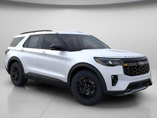 Star White Metallic Tri-Coat 2026 Ford Explorer Tremor