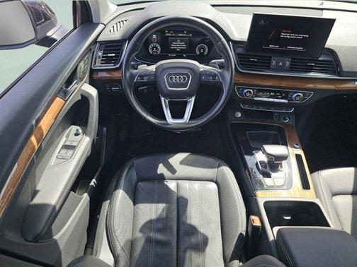 Black Metallic 2022 Audi Q5 45 S line Premium Plus