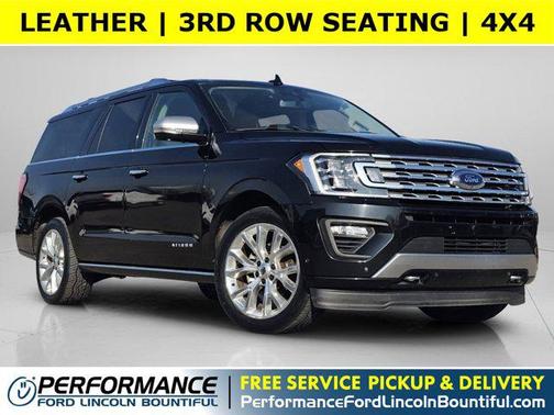 Shadow Black 2018 Ford Expedition Max Platinum