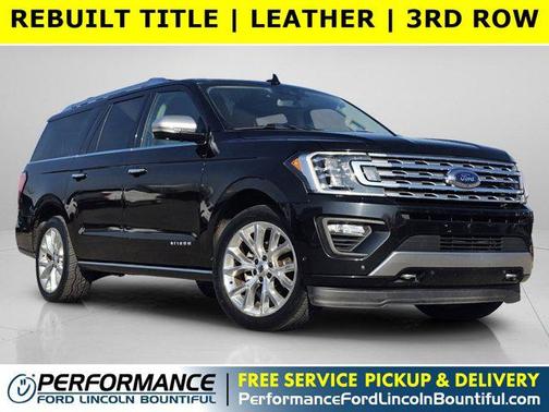 Shadow Black 2018 Ford Expedition Max Platinum