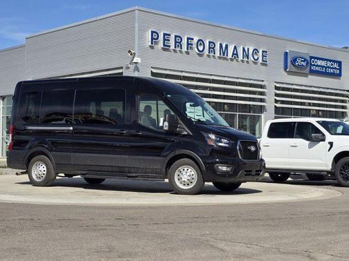 Agate Black Metallic 2026 Ford Transit-350 XLT