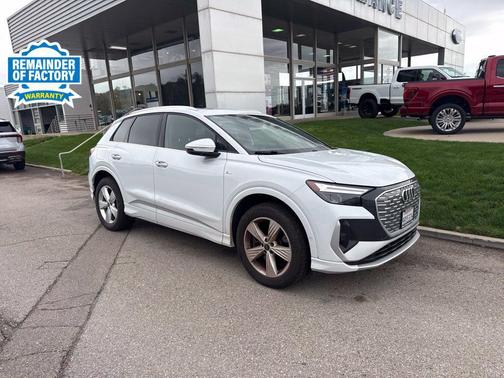 Glacier White 2023 Audi Q4 e-tron Premium Plus
