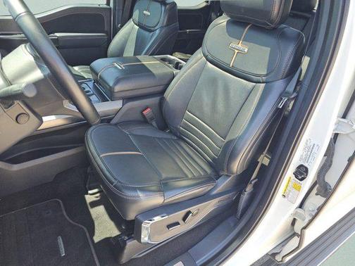 Star White Metallic Tri-Coat 2022 Ford F-150 Platinum