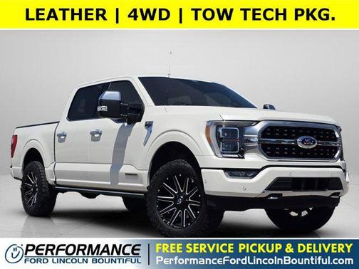 Star White Metallic Tri-Coat 2022 Ford F-150 Platinum