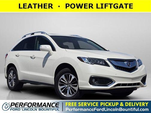White 2017 Acura RDX Advance Package