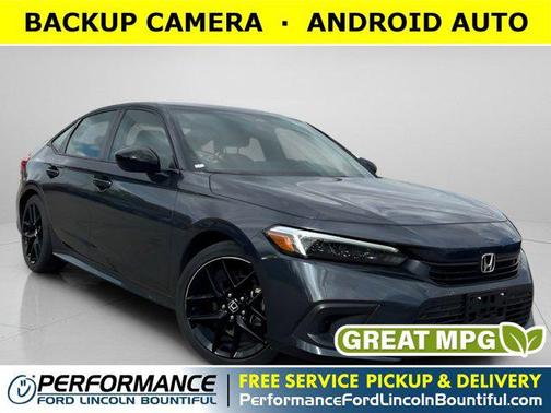 Gray 2022 Honda Civic Sport