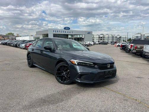 Gray 2022 Honda Civic Sport