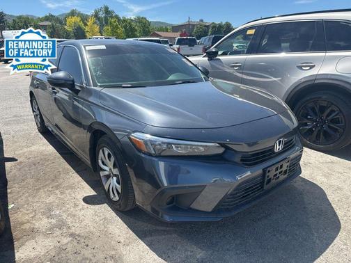 Gray 2023 Honda Civic LX