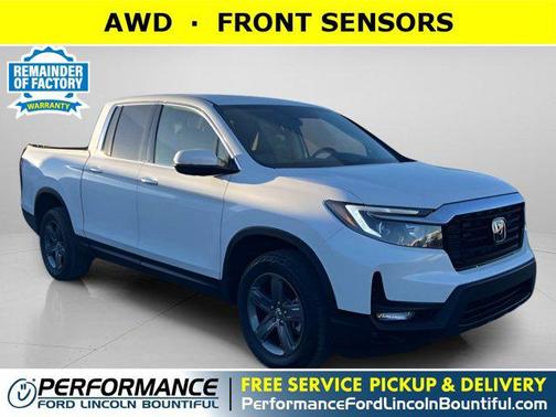 Platinum White Pearl 2023 Honda Ridgeline RTL-E