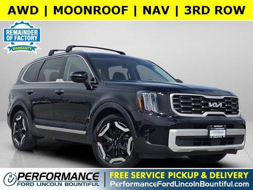Ebony Black 2025 Kia Telluride S