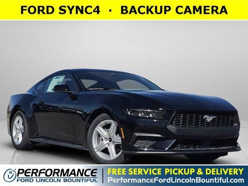 Shadow Black 2026 Ford Mustang EcoBoost