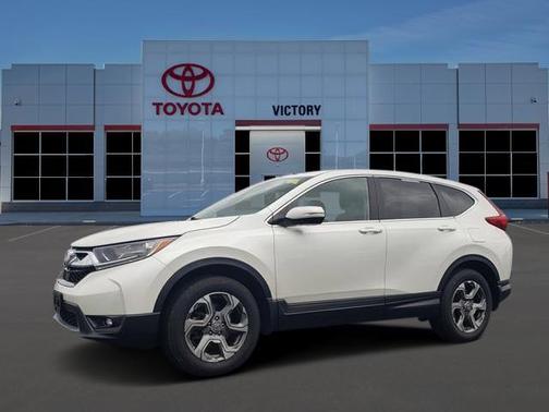 Diamond White Pearl 2018 Honda CR-V EX