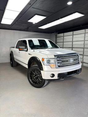 White Platinum Metallic Tri-Coat 2013 Ford F-150 Platinum