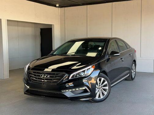 Black 2017 Hyundai SONATA Sport