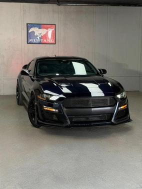 Blue 2021 Ford Mustang EcoBoost Premium