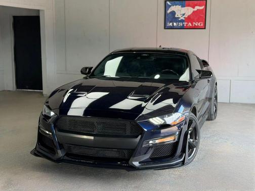 Blue 2021 Ford Mustang EcoBoost Premium