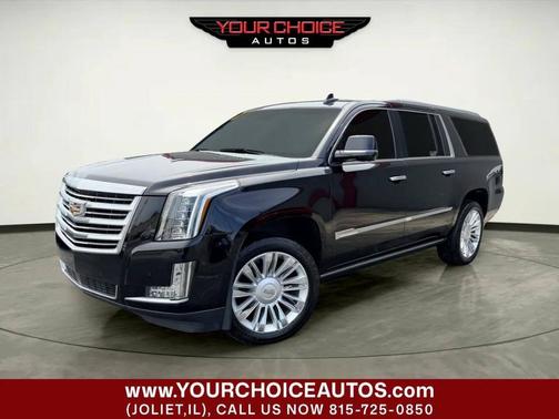 Black 2016 Cadillac Escalade ESV Platinum