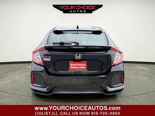 Black 2017 Honda Civic LX