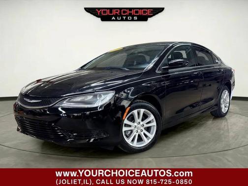 Black 2015 Chrysler 200 Limited