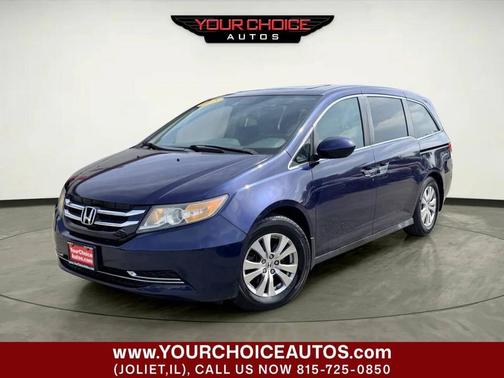 Blue 2015 Honda Odyssey EX-L