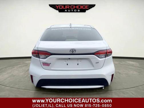 White 2021 Toyota Corolla LE